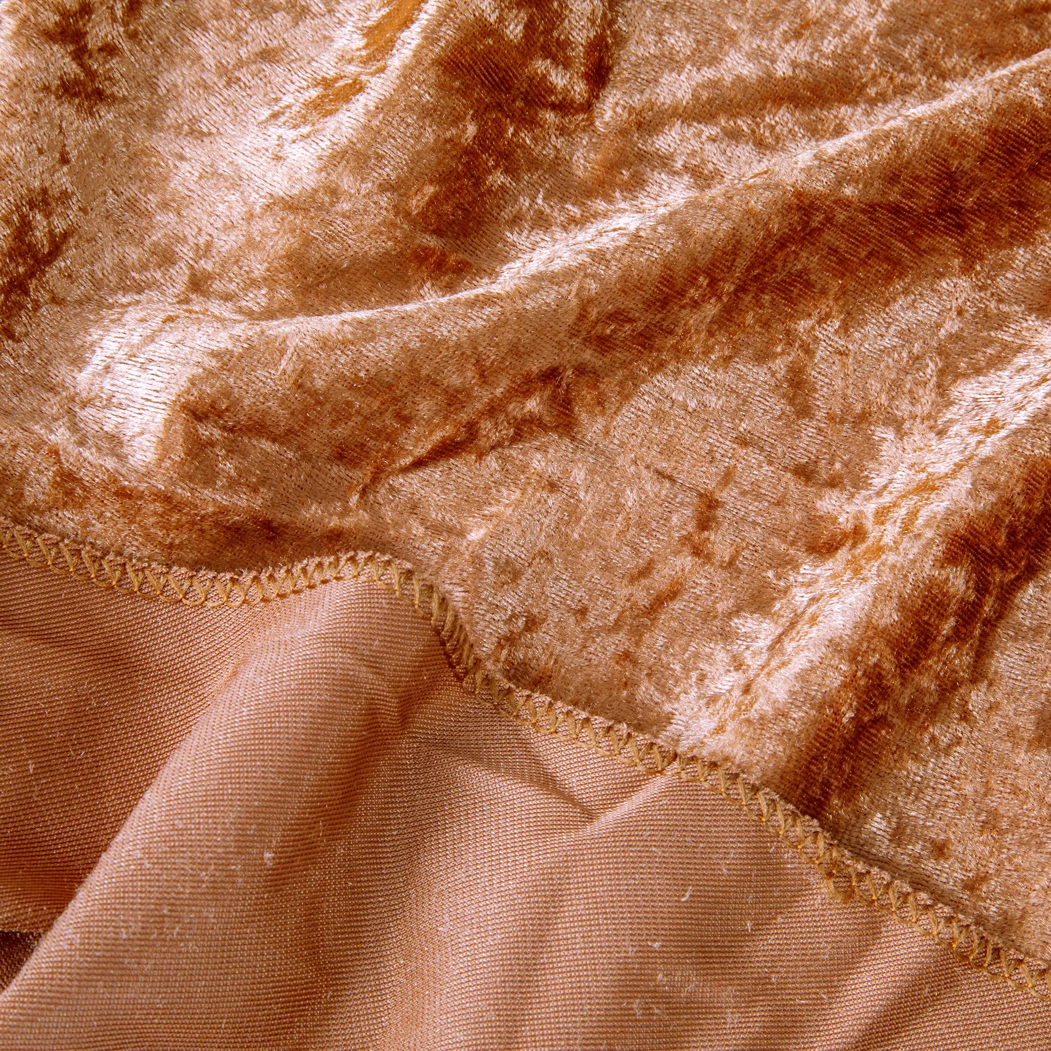 Velvet 90"x132" Rectangular Tablecloth - Terracotta