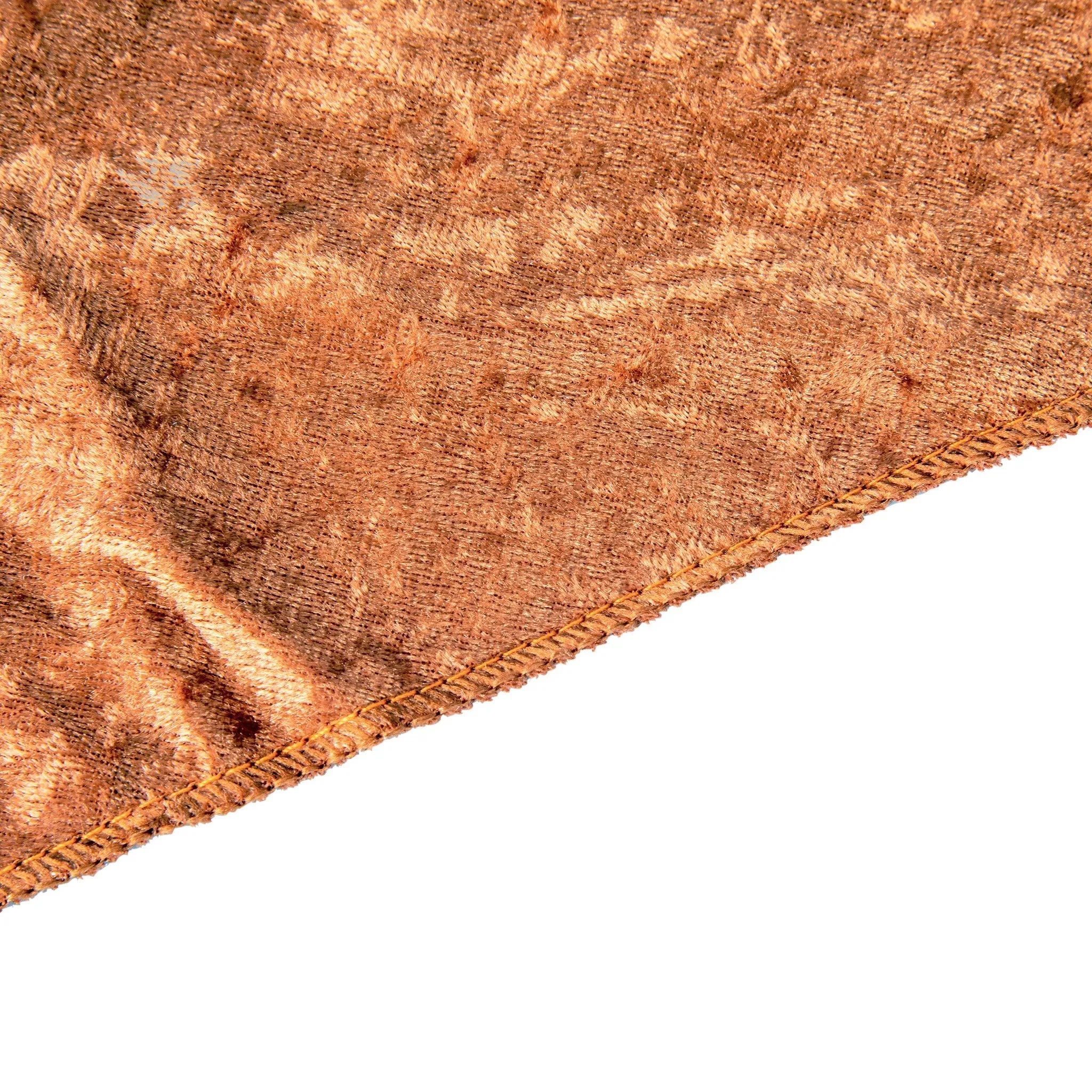 Velvet 90"x132" Rectangular Tablecloth - Terracotta