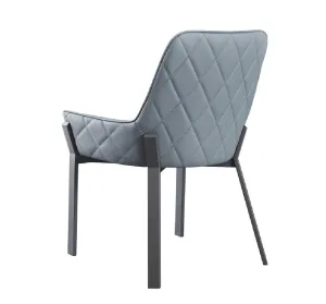 Venice Dining Chair in Dark Grey (Set of 2)