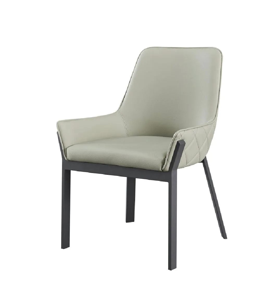 Venice Dining Chair in Dark Grey (Set of 2)