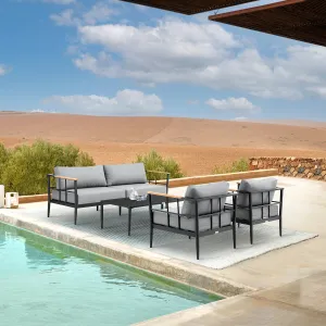 Veyda Outdoor 4PC Conversation Set