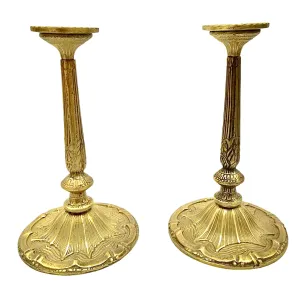 Vintage Brass Candle Stand