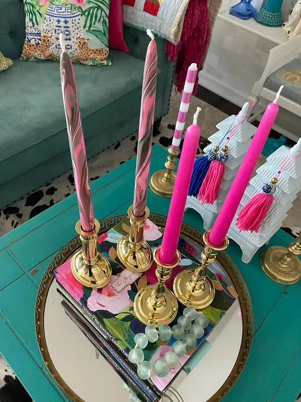 Vintage Brass Candleholders, Baldwin, 2 Pairs EACH SOLD SEPARATELY