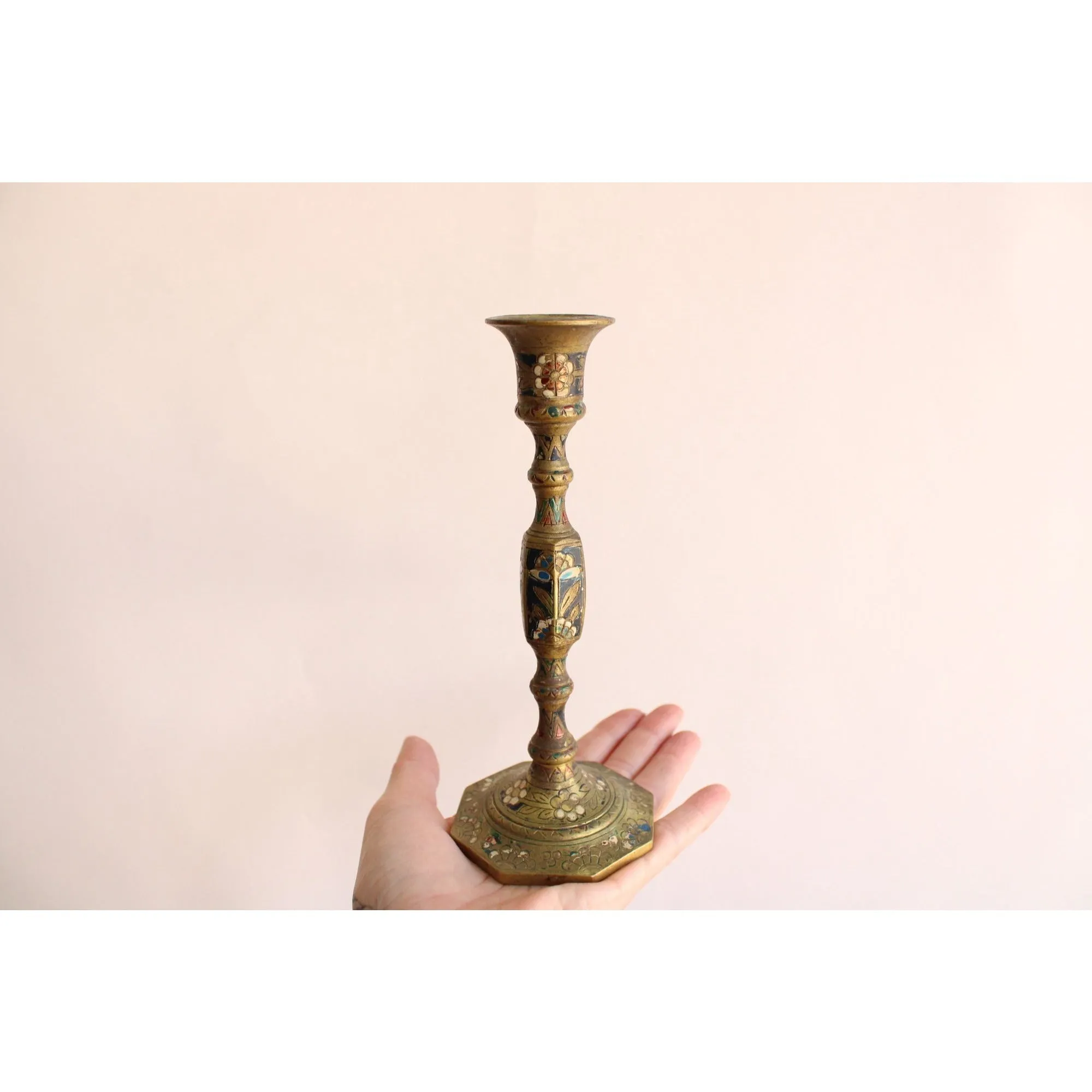Vintage Brass Candlestick Holders