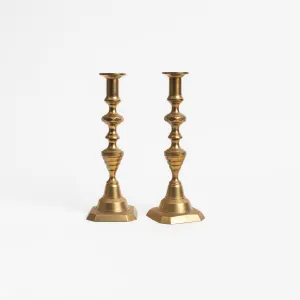 Vintage Brass Candlesticks #1