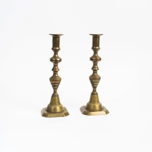 Vintage Brass Candlesticks #2
