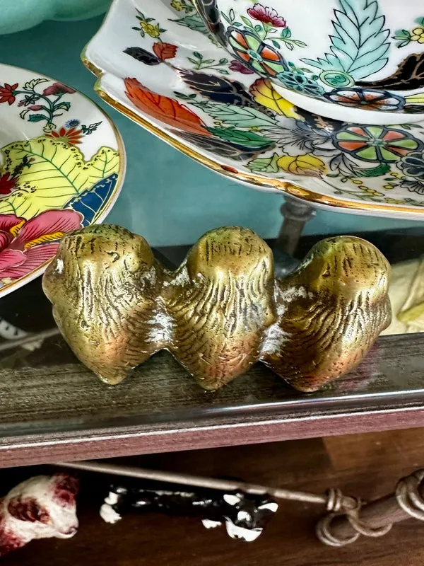 Vintage Brass Monkeys Figurine