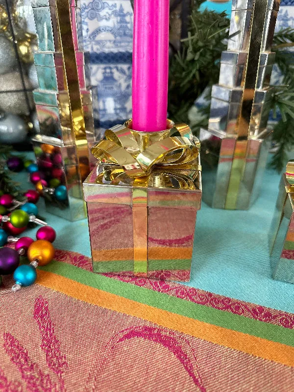 Vintage Candle Holders, Godinger set of 4 Silver and Gold Packages