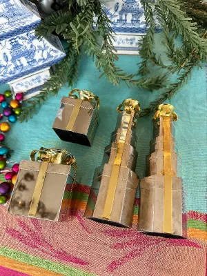 Vintage Candle Holders, Godinger set of 4 Silver and Gold Packages