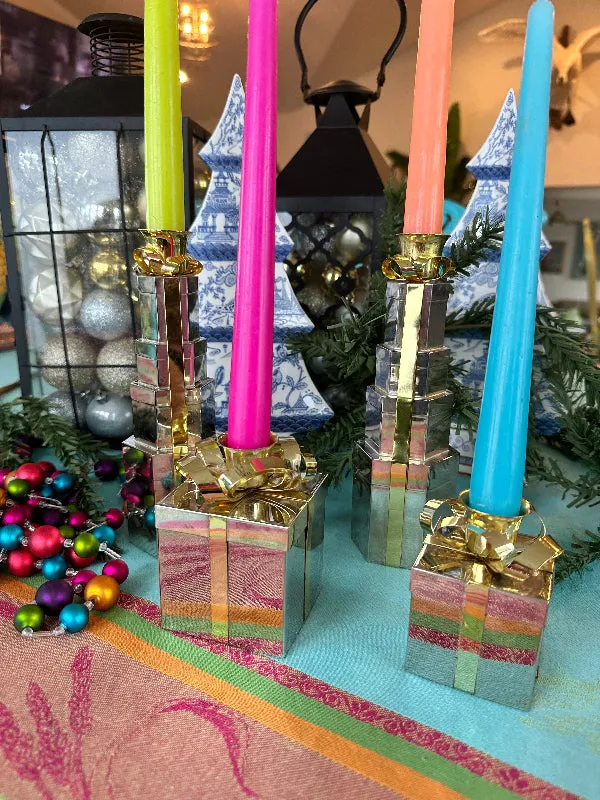 Vintage Candle Holders, Godinger set of 4 Silver and Gold Packages