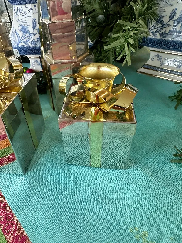 Vintage Candle Holders, Godinger set of 4 Silver and Gold Packages