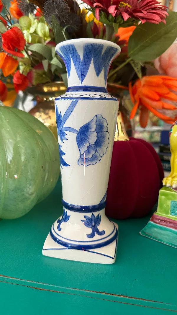 Vintage Candlestick- Chinoiserie
