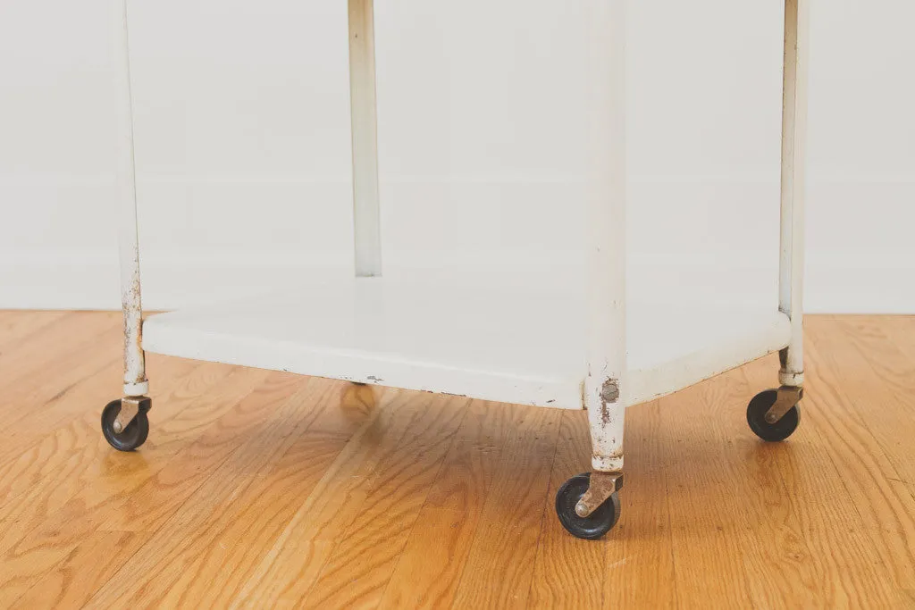 Vintage Steel Bar Cart