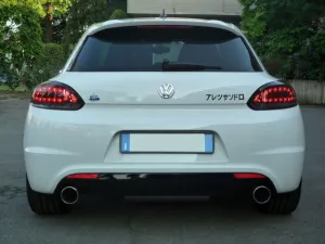Volkswagen Scirocco 2009  Red & Smoked LED Taillight
