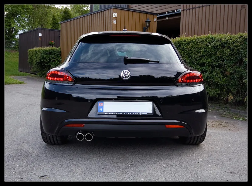 Volkswagen Scirocco 2009  Red & Smoked LED Taillight