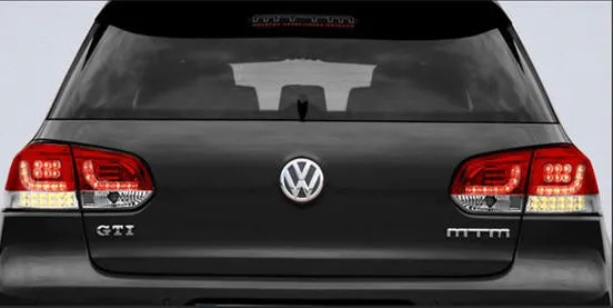 VW GOLF VI MK6 2009  R Style Red & Clear LED Taillight