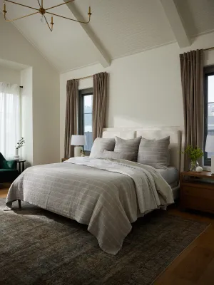 Waffle Windowpane Blanket