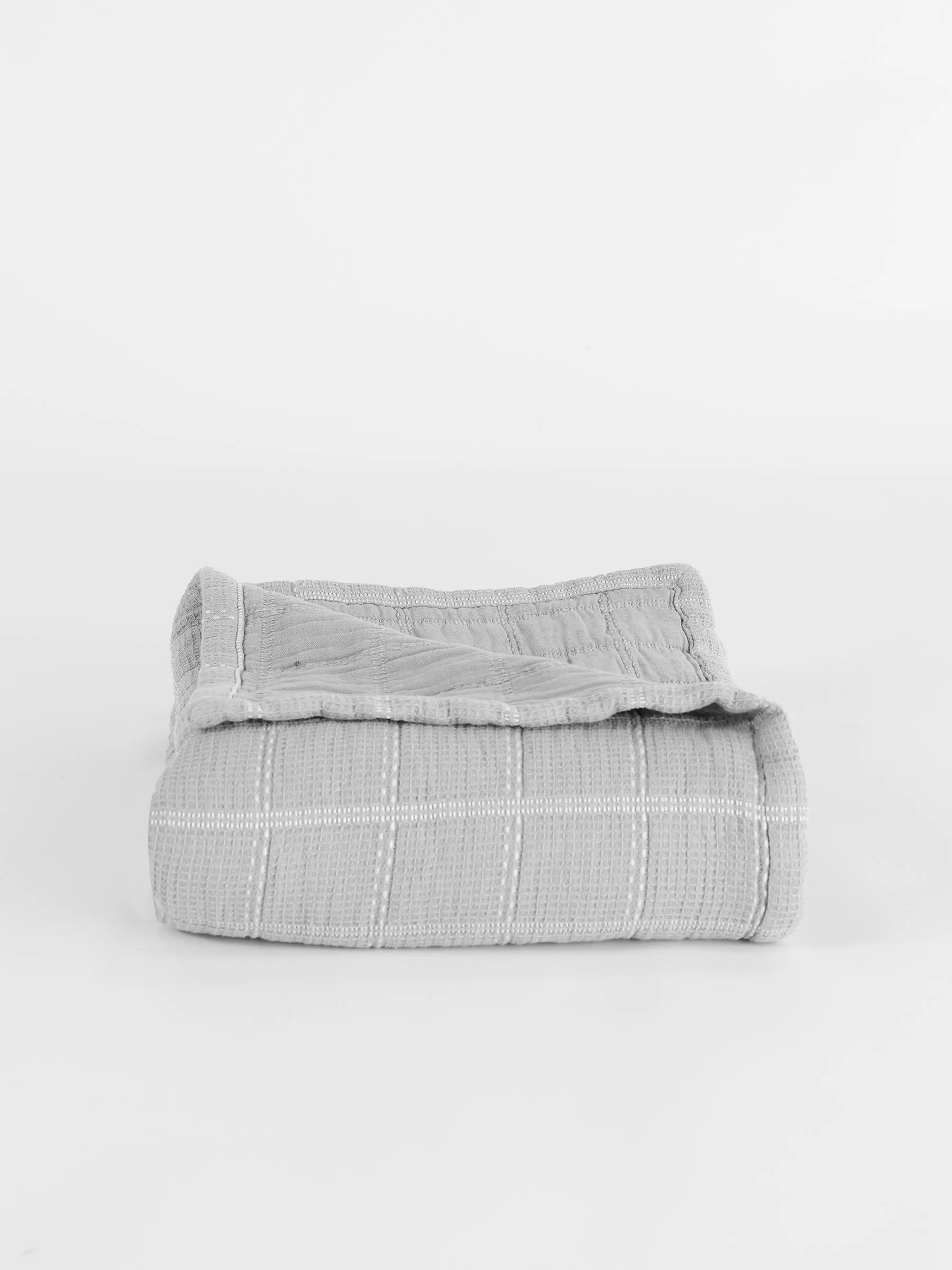 Waffle Windowpane Blanket
