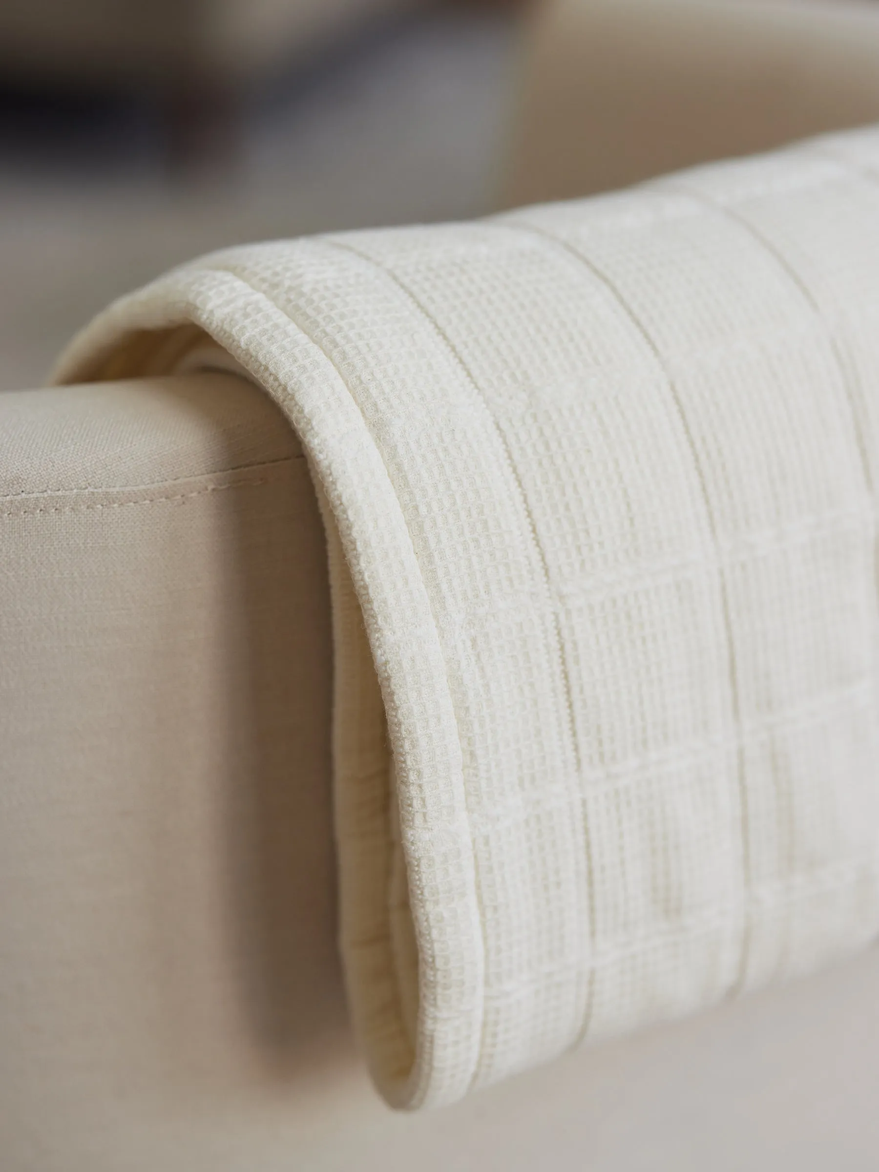 Waffle Windowpane Blanket