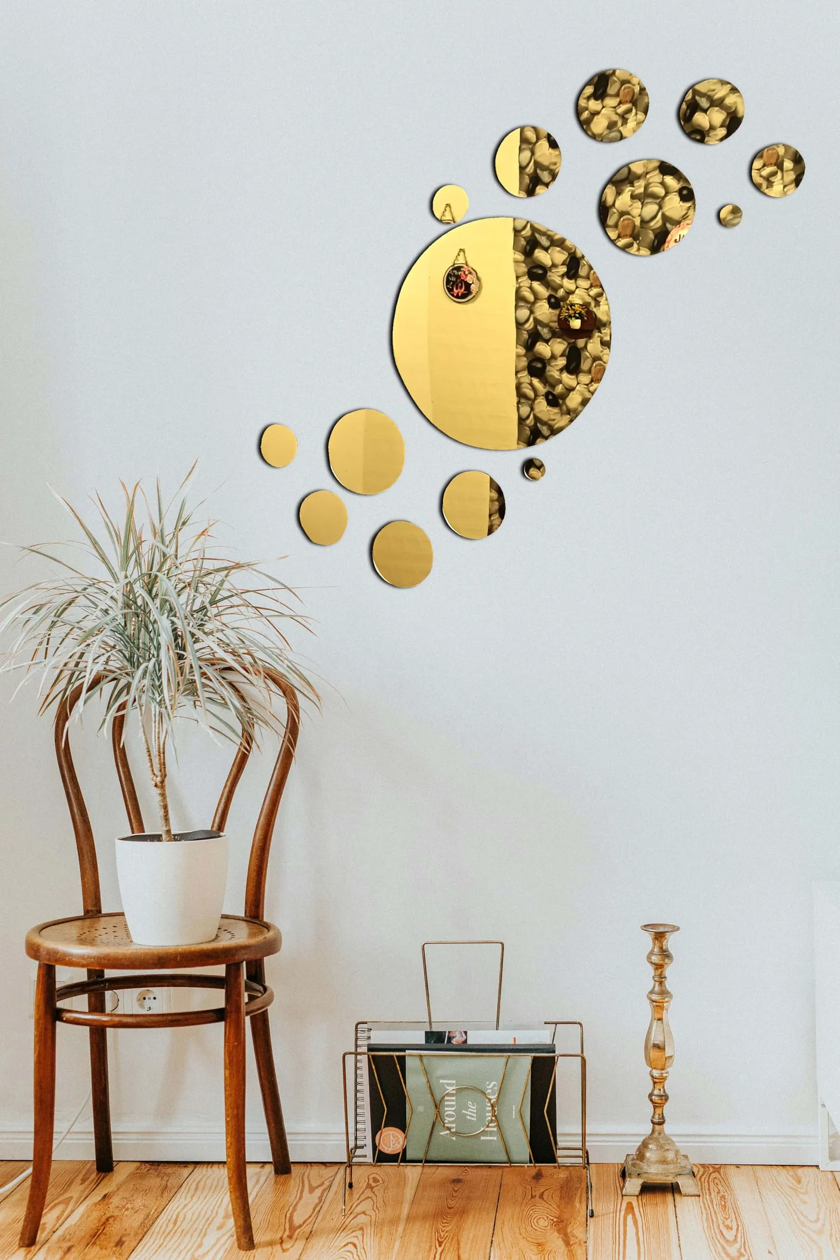 Wall Stickers Decorative Items | Decor Items | MDA_Circle-Mirror