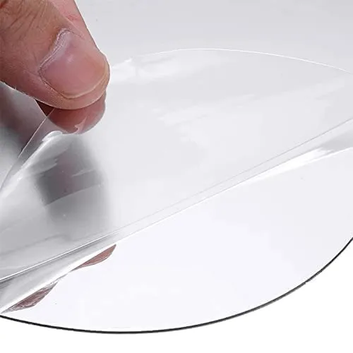 WallDaddy - Self Adhesive Plastic Oval Mirror for Wall Stickers (30x20) Cm Frameless Flexible Mirror for Bathroom | Bedroom | Living Room (WD-OvalMirror) Wall Sticker Mirror Non-Glass