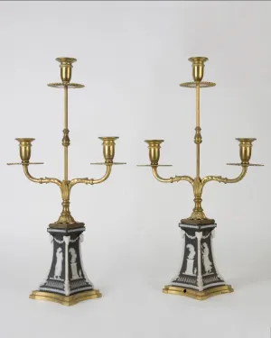 Wedgwood Candelabra by E. F. Caldwell