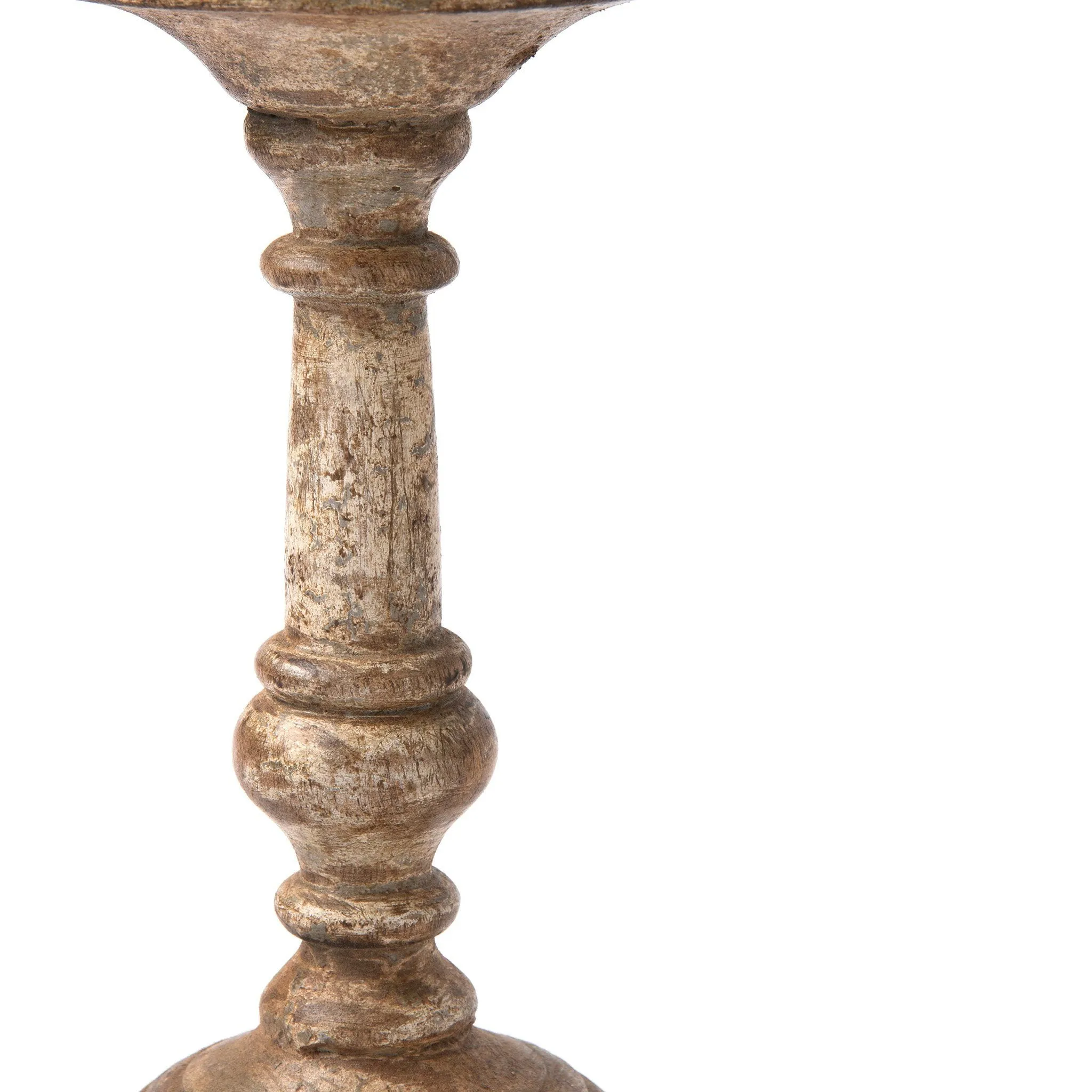 White Vintage Candle Stick
