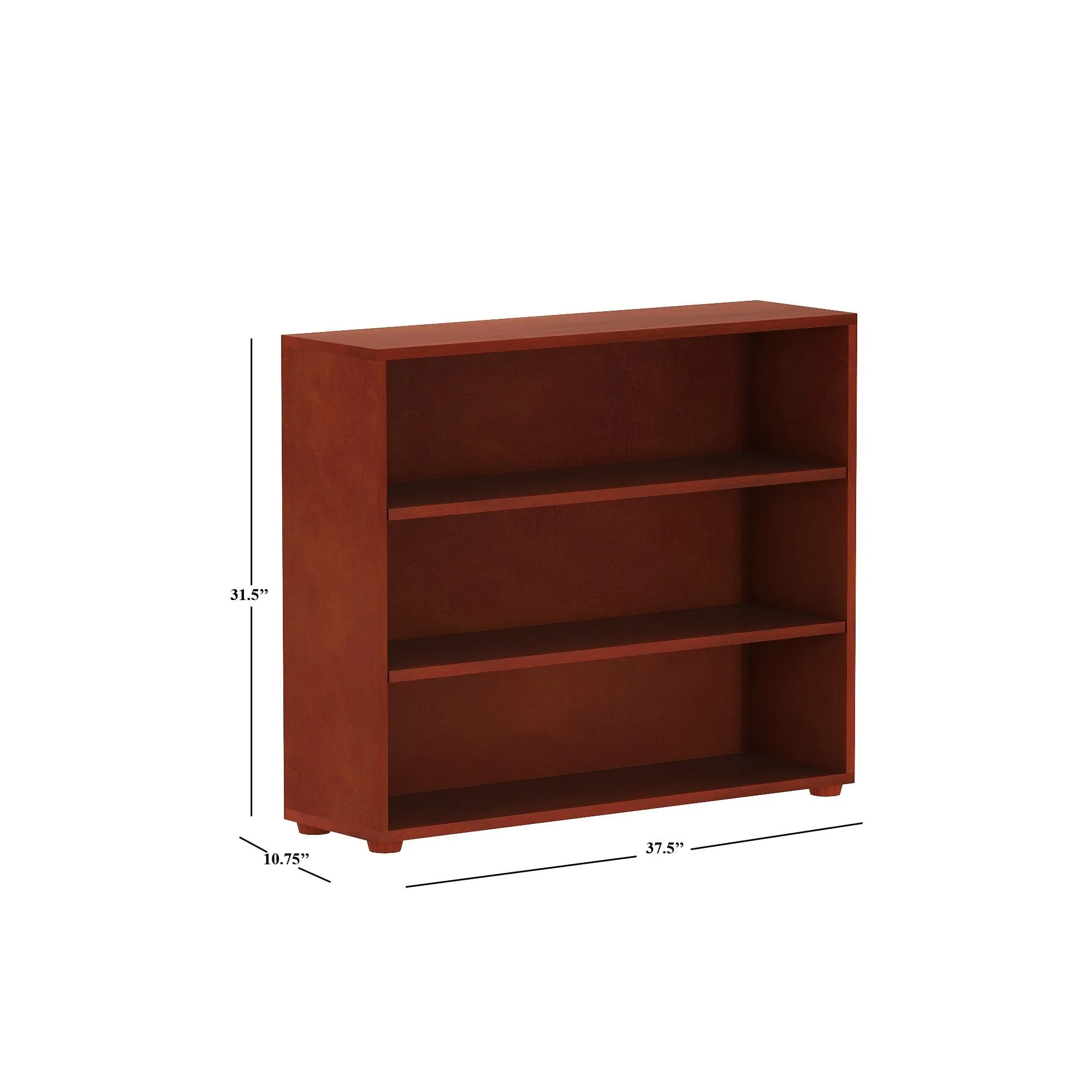 Wide 3 Shelf Bookcase