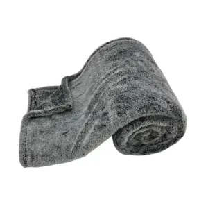 Woodlodge 130cm Mouse Grey Arctic Sherpa Throw
